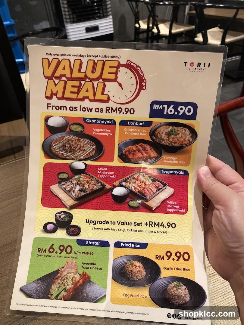 Torii Teppanyaki Value Meal
