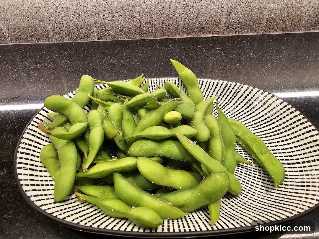 Edamame in a Bowl