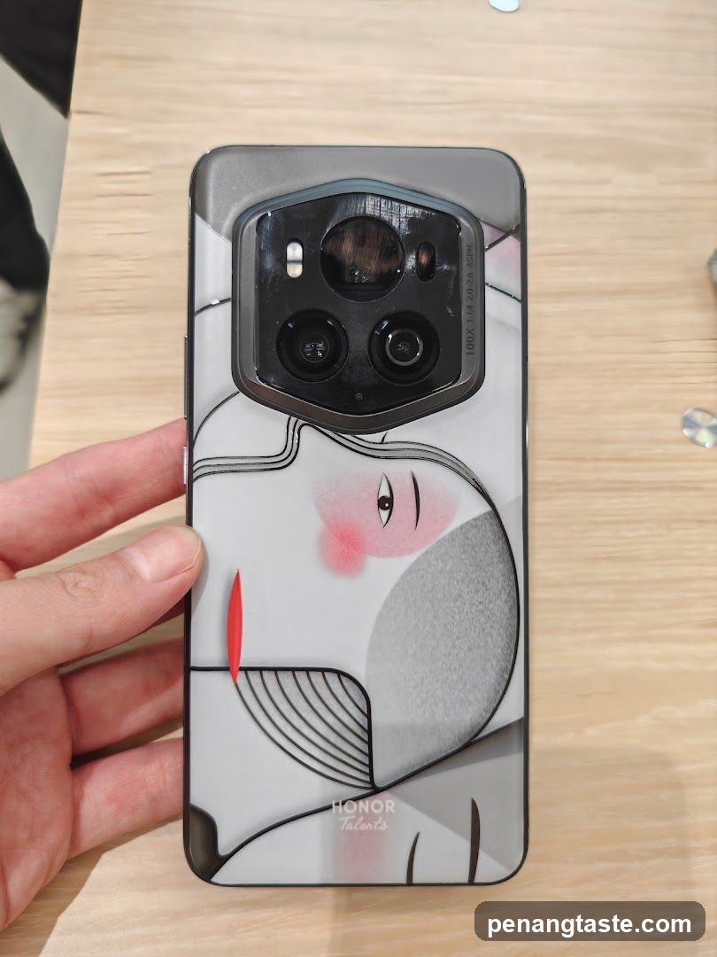 Phone with artistic case
