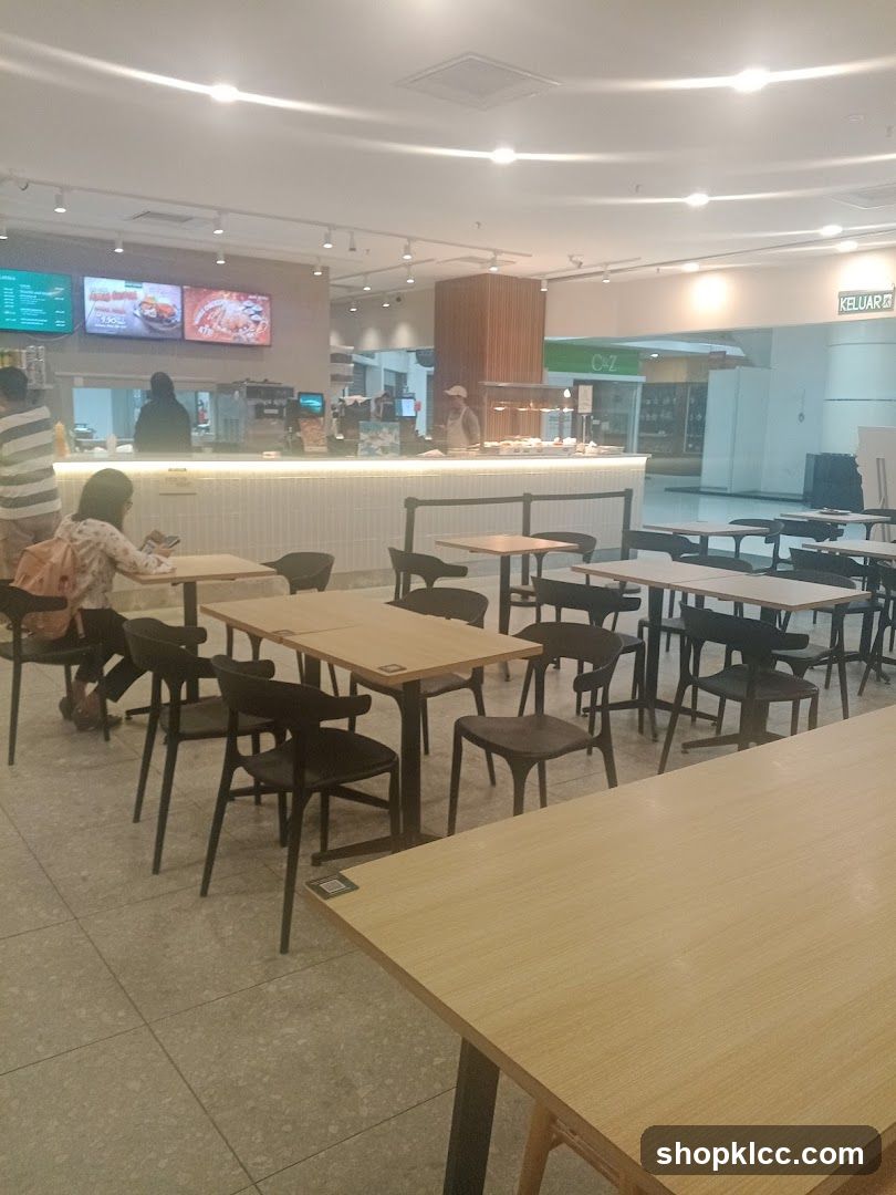 Food court interior