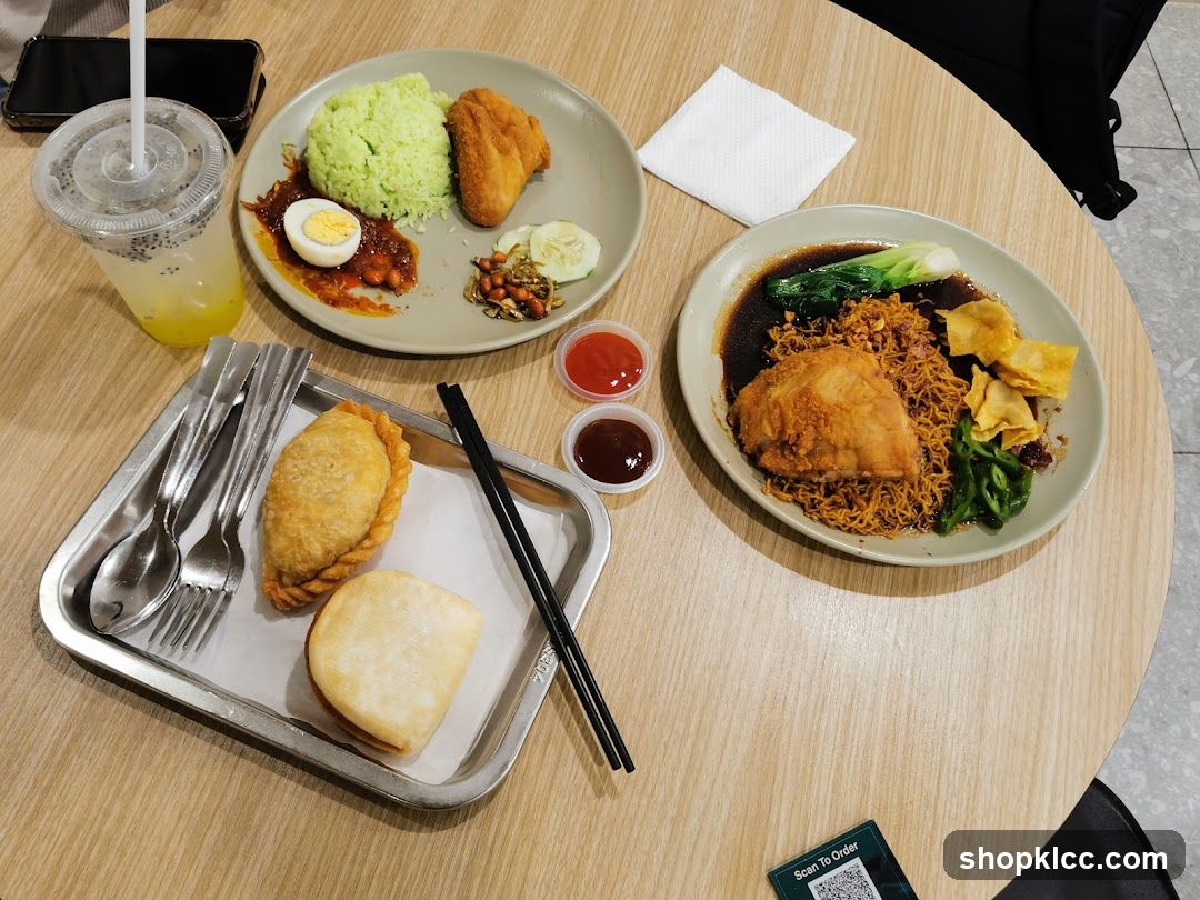 Table with Food Items