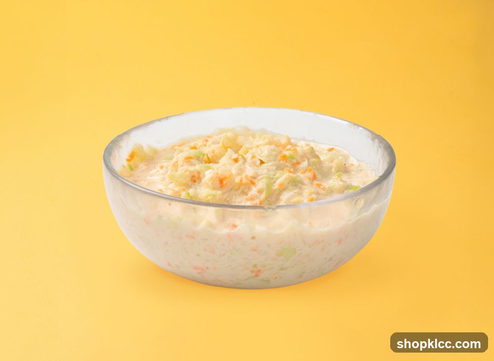 Coleslaw in a bowl