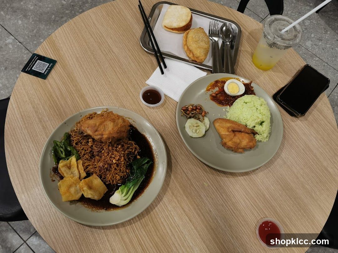Table with Food and Drinks