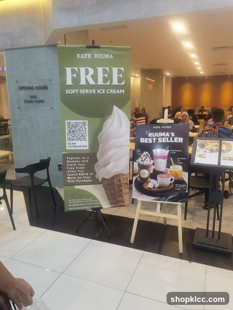 Kafe Ruuma Promotional Displays