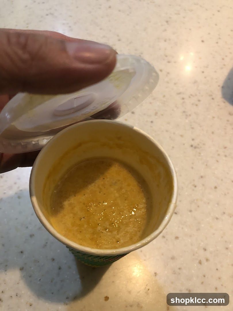 Drink in a cup