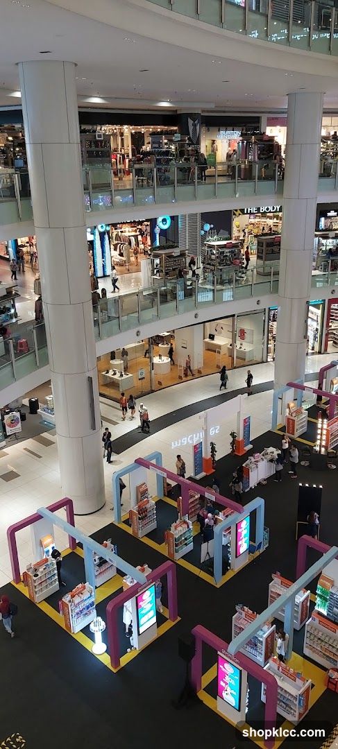 Mall Interior with Pop-Up Booths