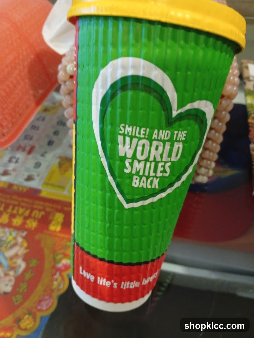 Cup with motivational quote