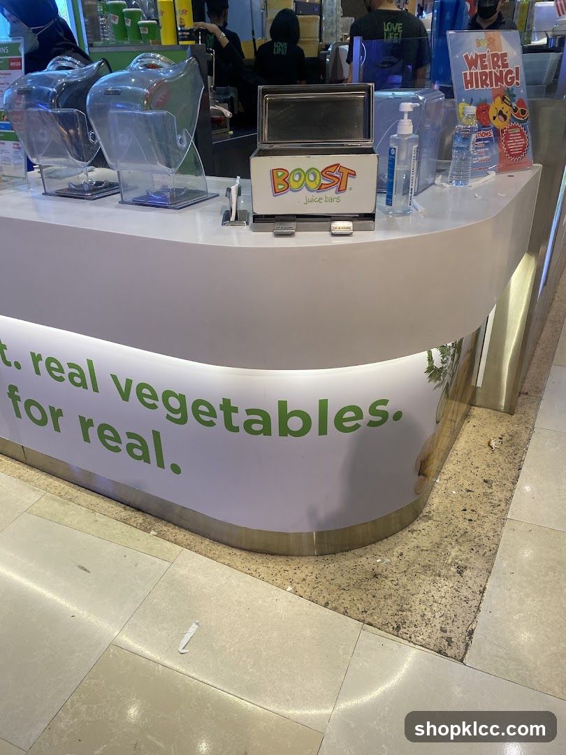 Boost Juice Bars Counter