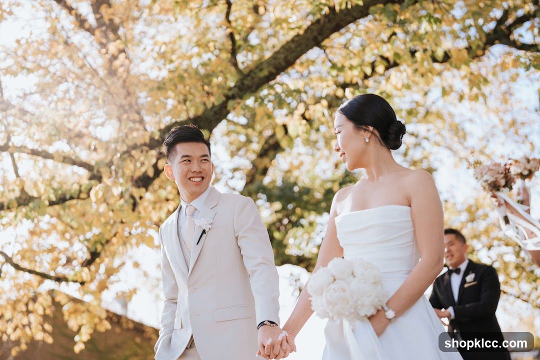 Wedding Couple Outdoors