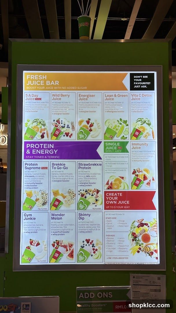 FRESH JUICE BAR