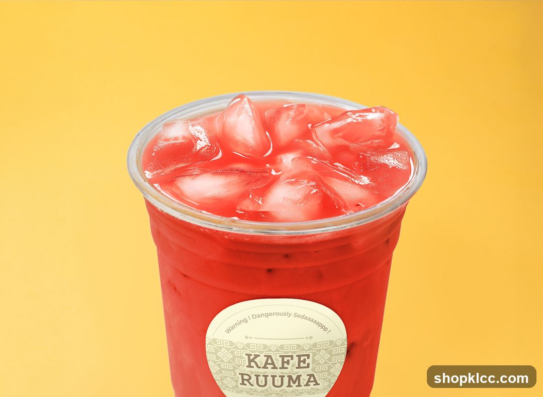 Red Iced Drink