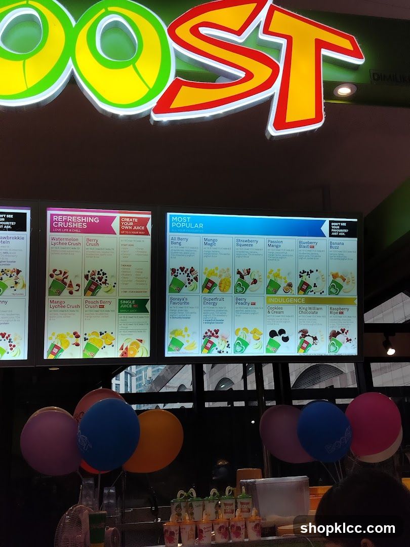 Boost Menu