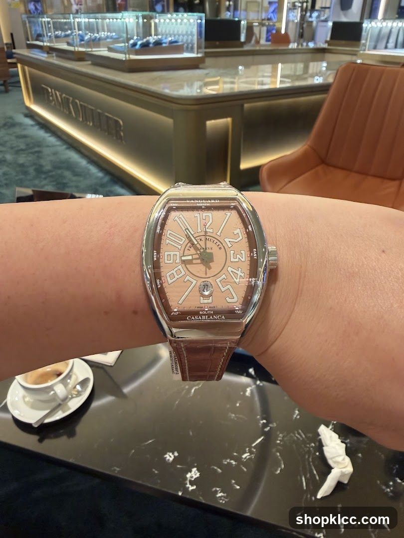 Franck Muller Watch on Wrist