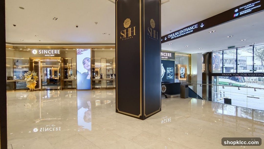 Mall Interior with Storefronts