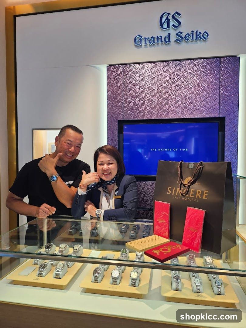 Grand Seiko Watch Display