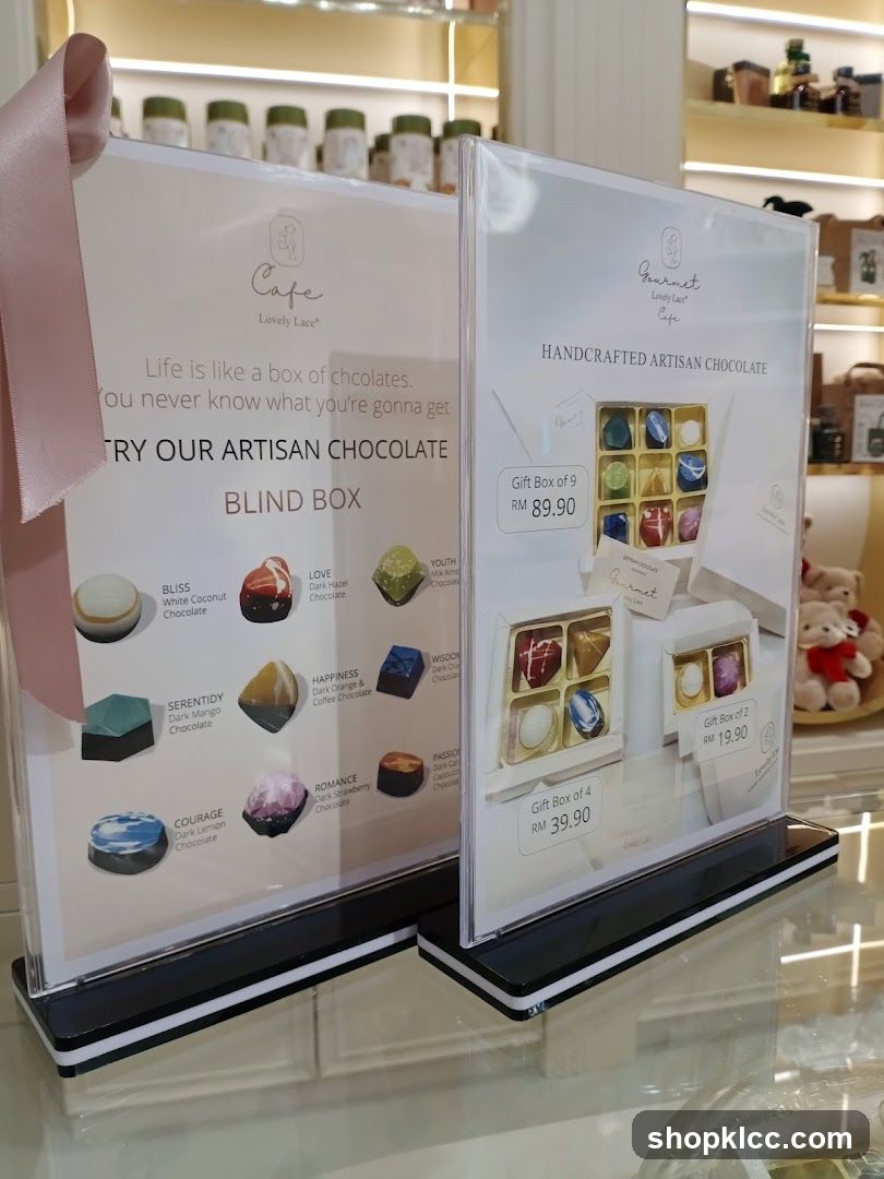 Artisan Chocolate Display