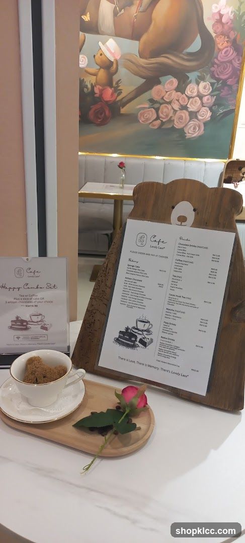 Cafe Menu and Dessert