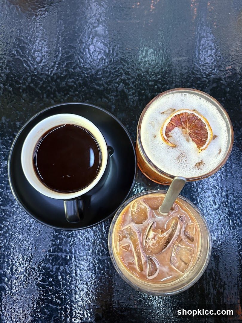 Three Coffee Drinks