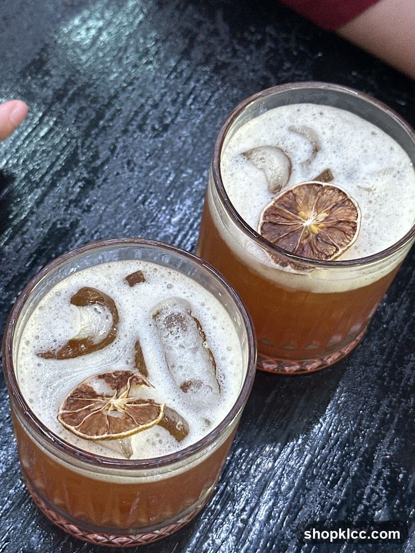 Two Cocktails with Dried Lime