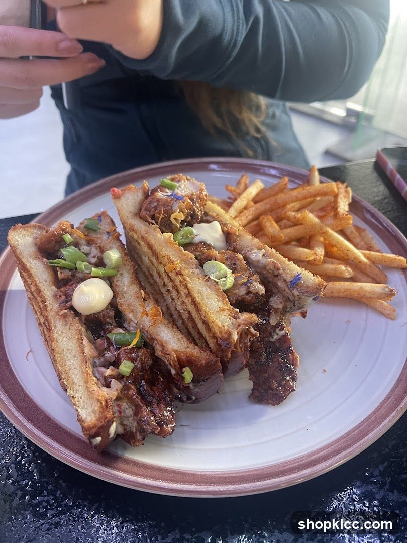Sandwich and Fries