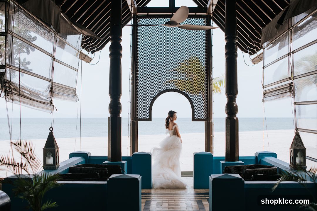 Bride on Beach