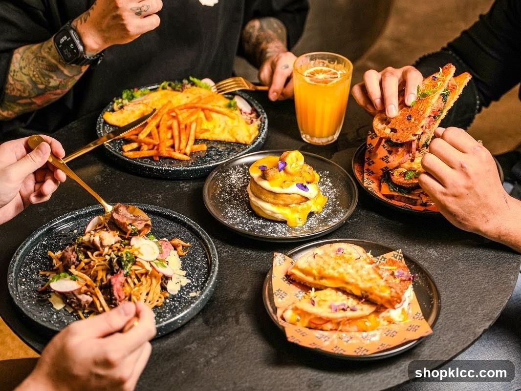 People eating a meal