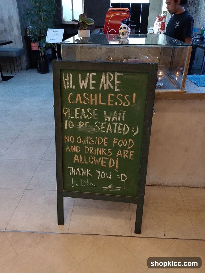 Chalkboard sign