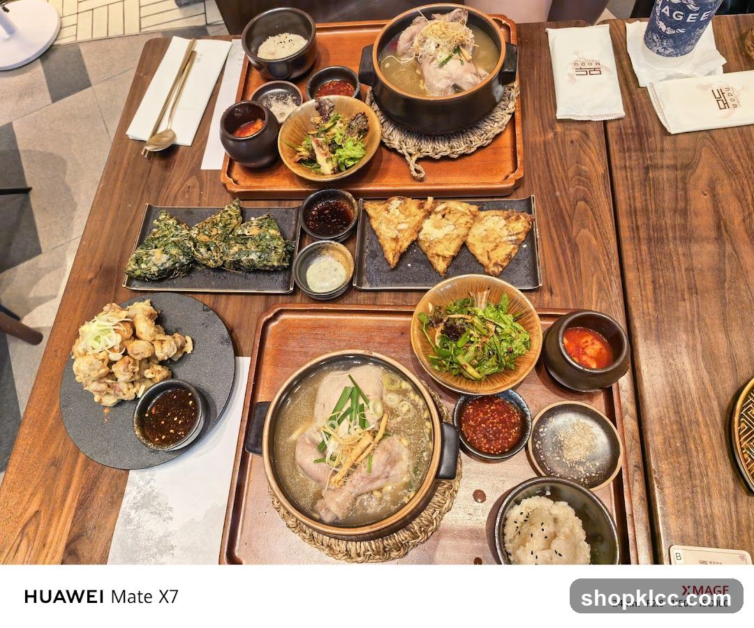 Korean Food Spread