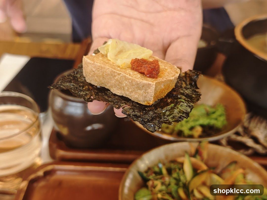 Tofu and Seaweed Snack