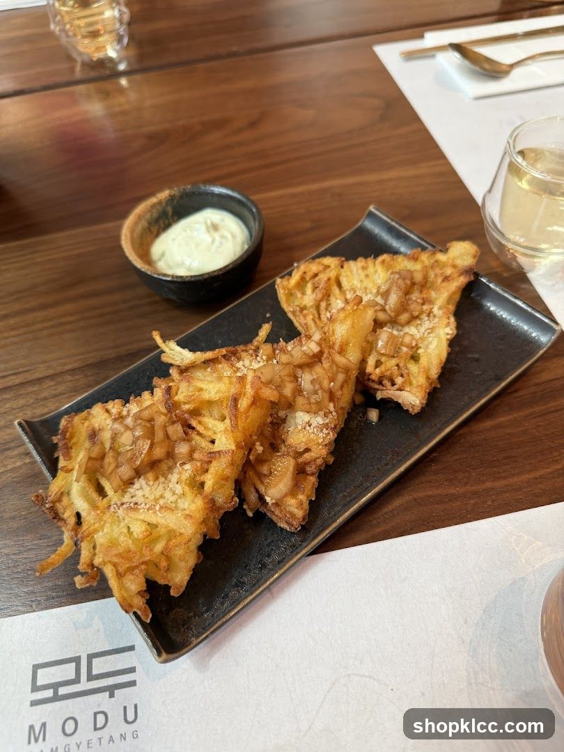 Fried Potato Pancakes with Dip