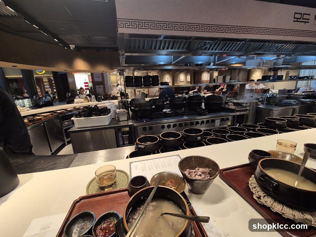 Restaurant Kitchen and Dining Area