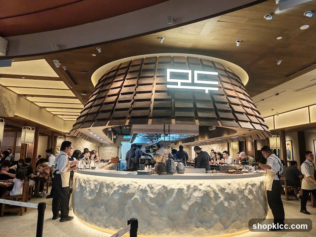Modern Korean Restaurant Interior
