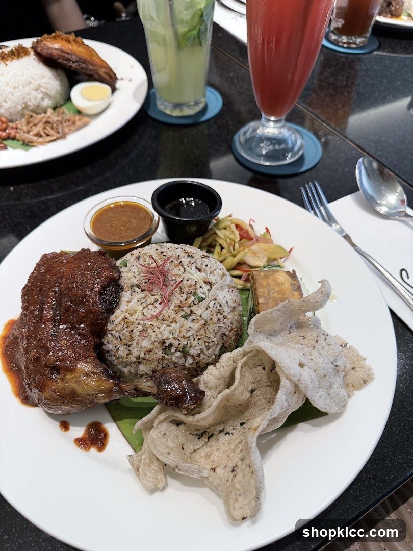 Nasi Lemak with Duck