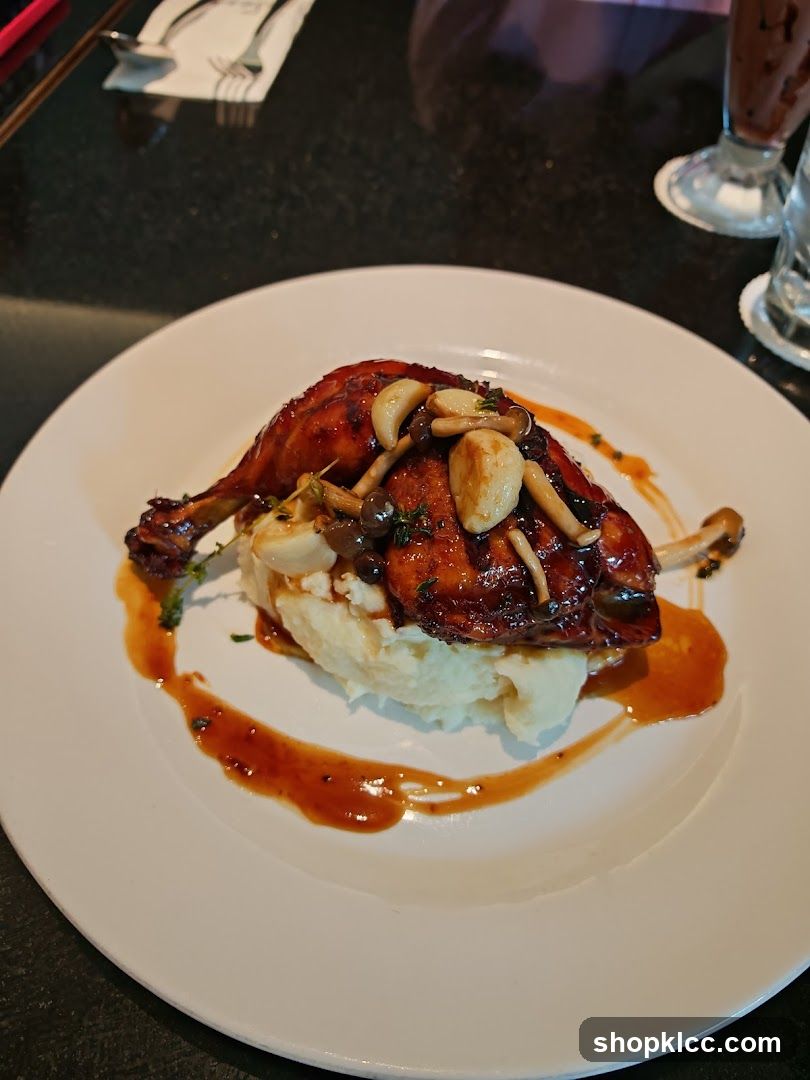 Roasted Chicken with Mashed Potatoes