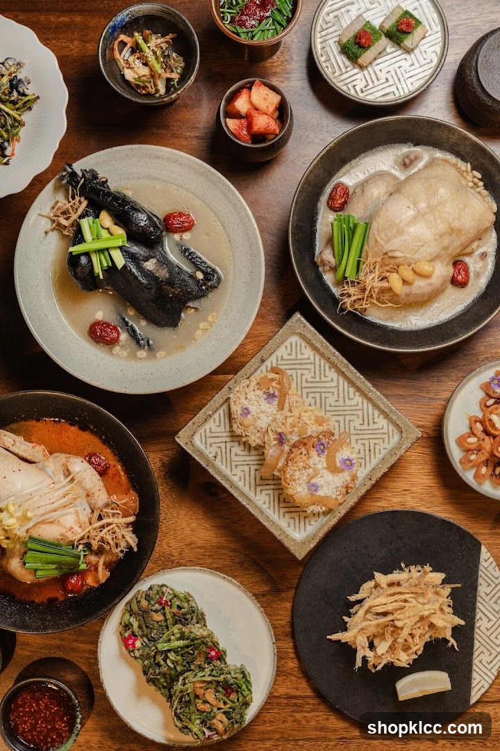 Korean Food Spread