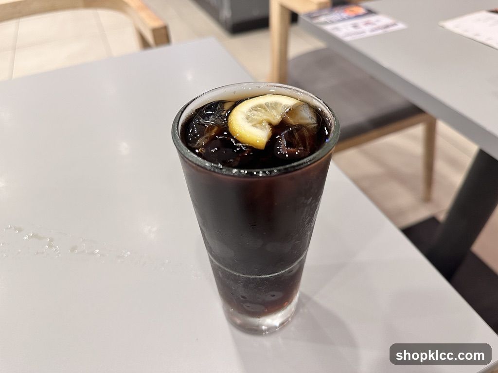 Iced Coffee with Lemon