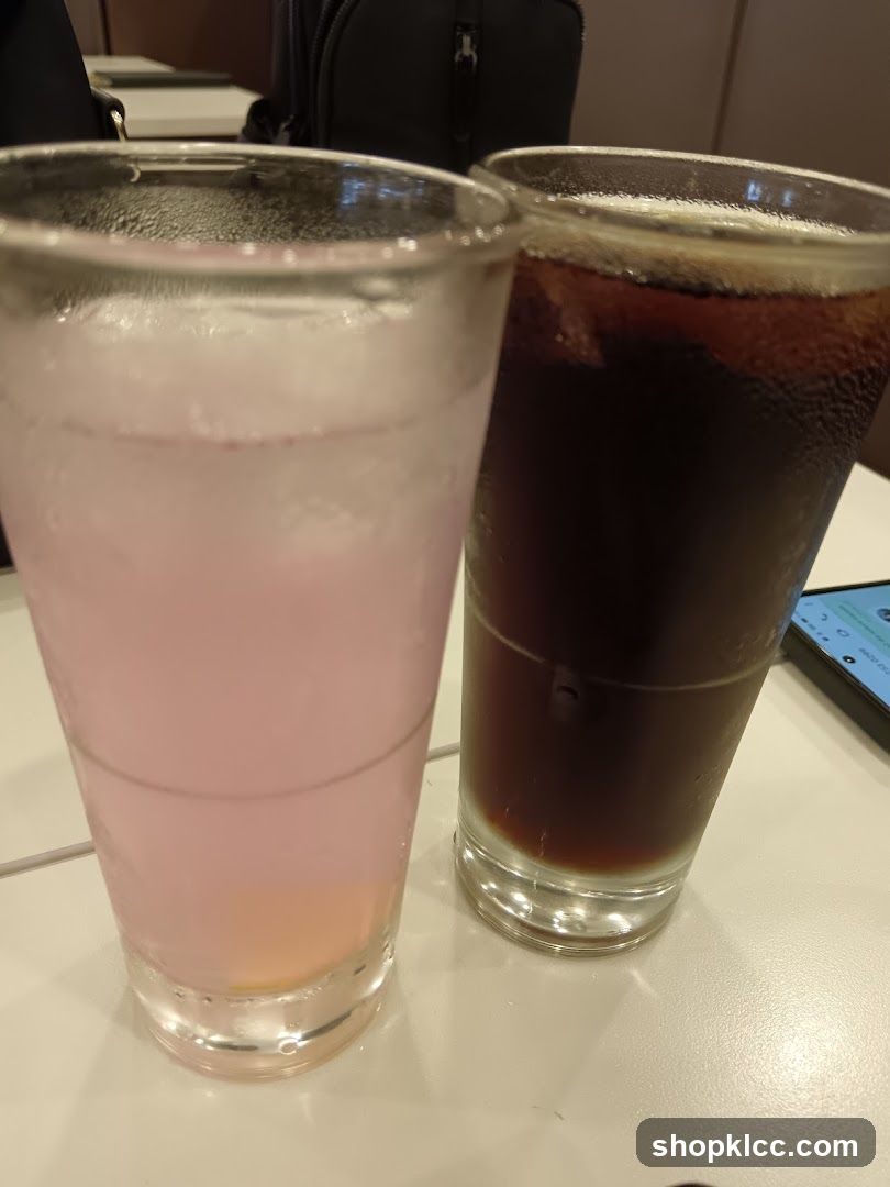 Two Drinks on a Table