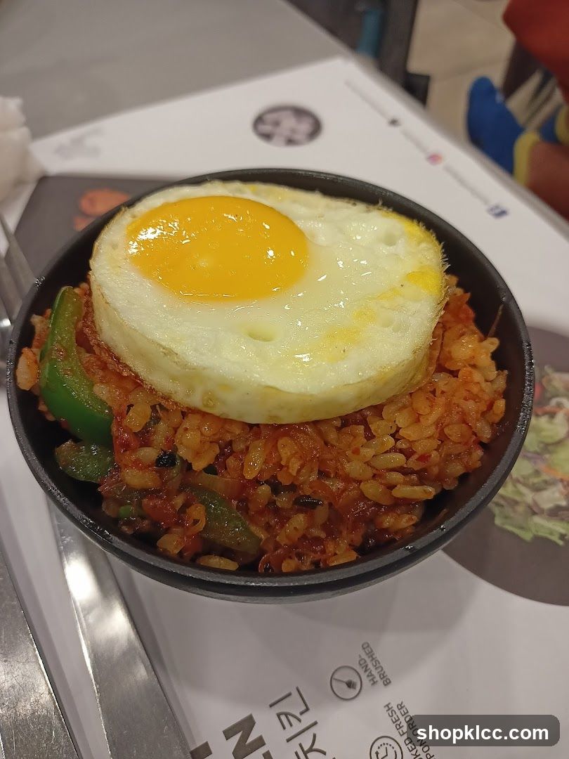 Fried Egg and Rice Dish