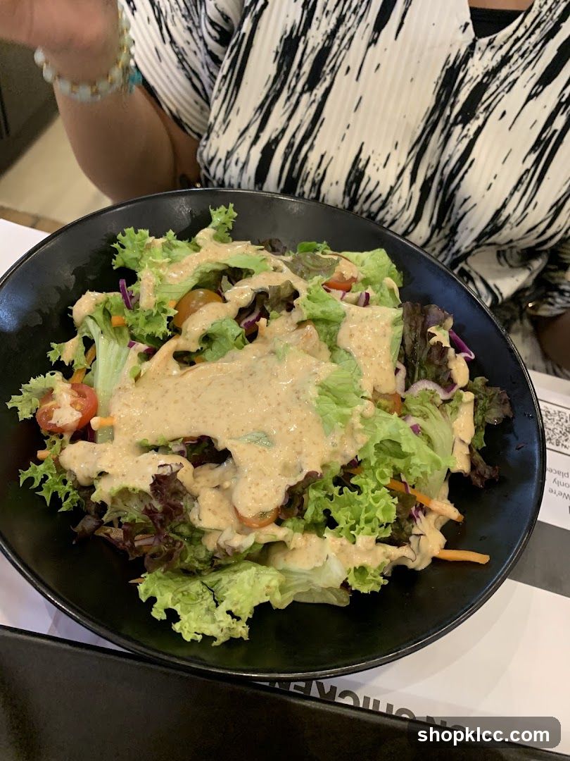 Salad with Dressing