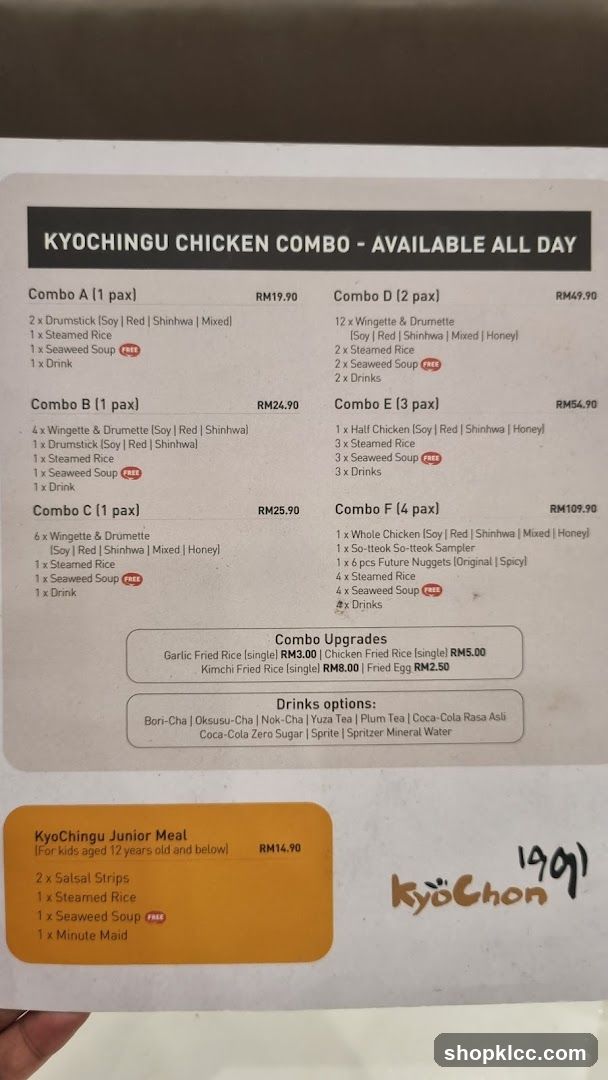 KyoChingu Chicken Combo