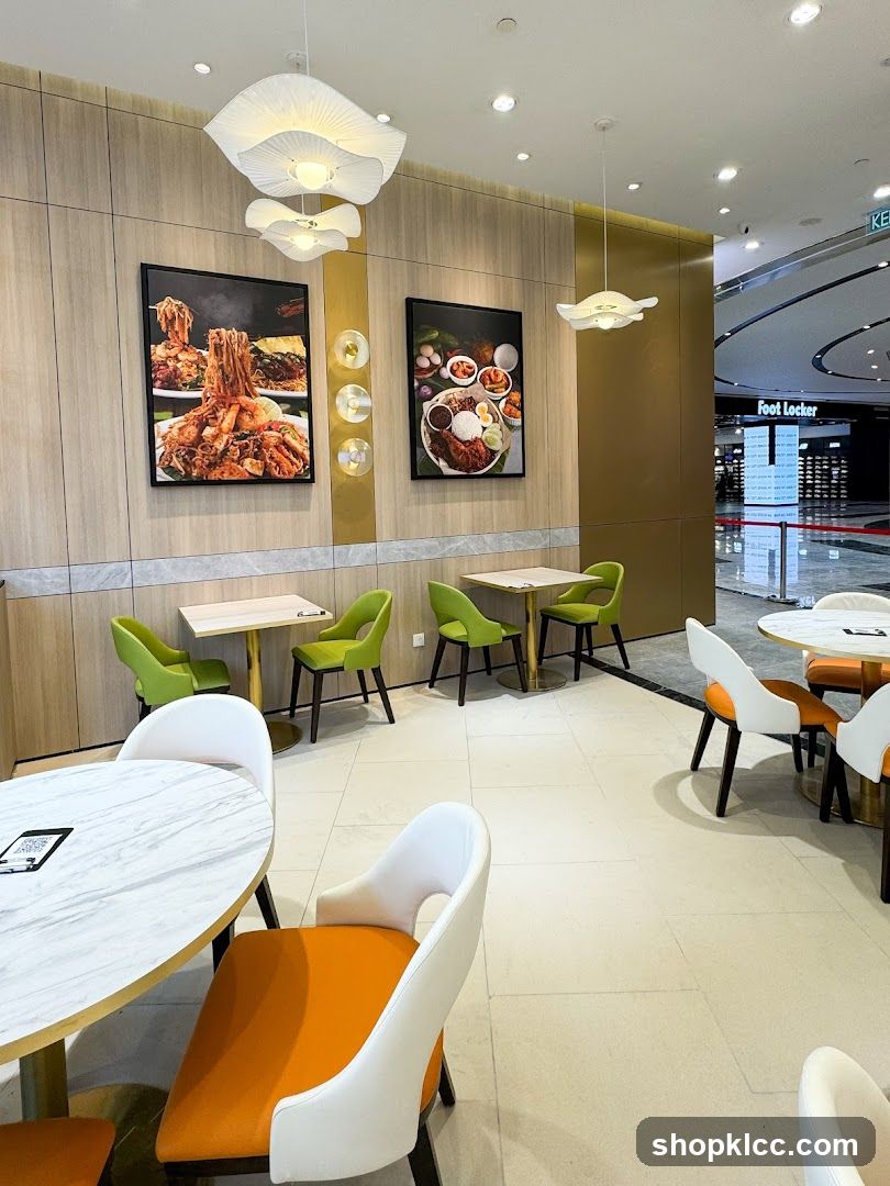 Restaurant Interior with Modern Seating