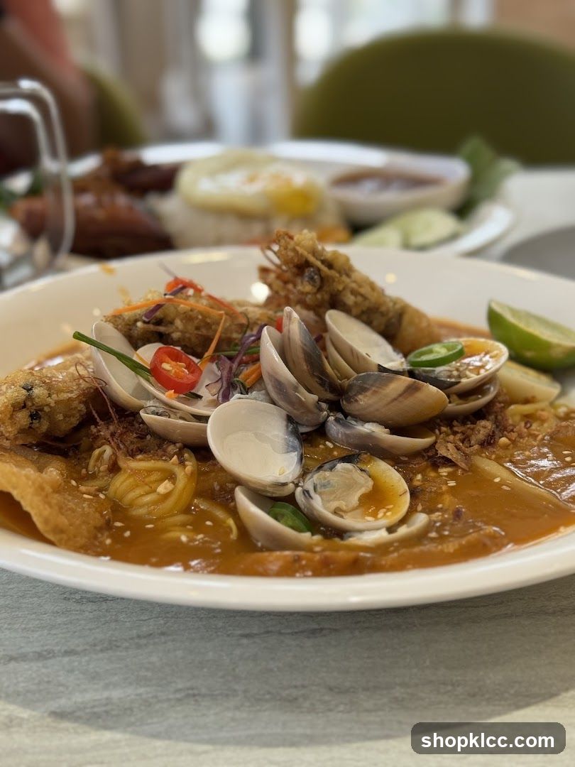 Seafood Noodle Dish