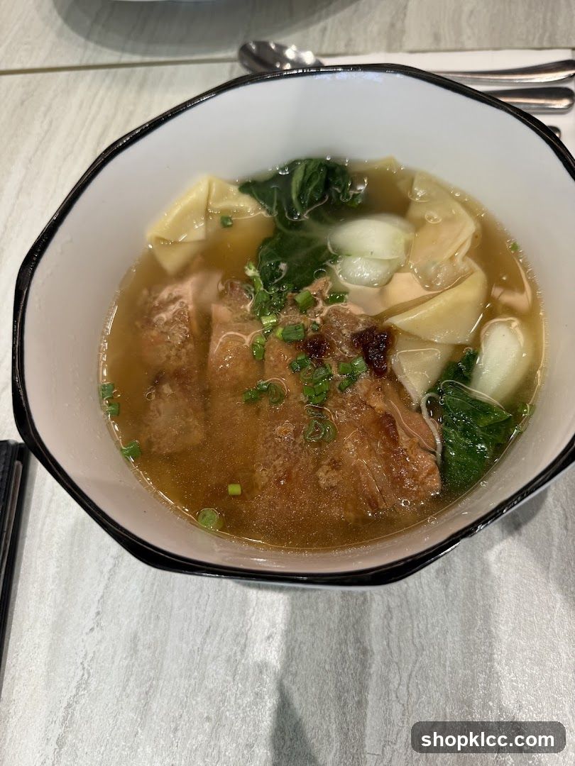 Wonton Noodle Soup