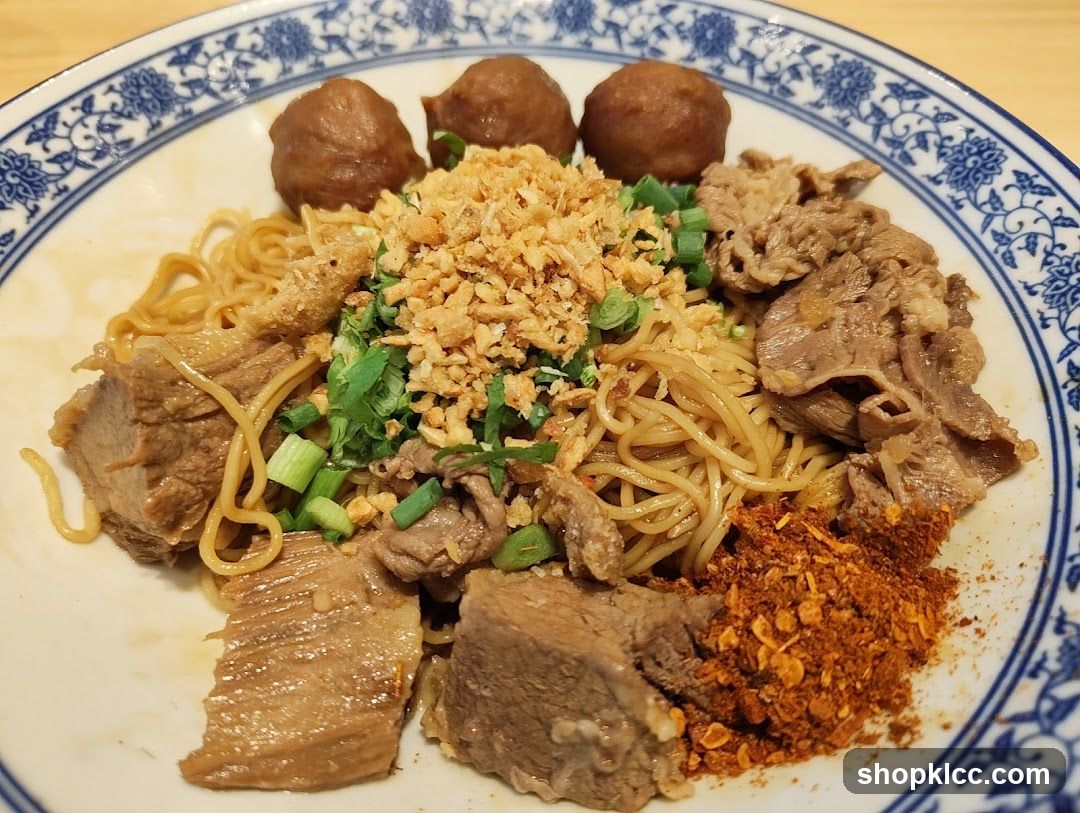Beef Noodle Dish
