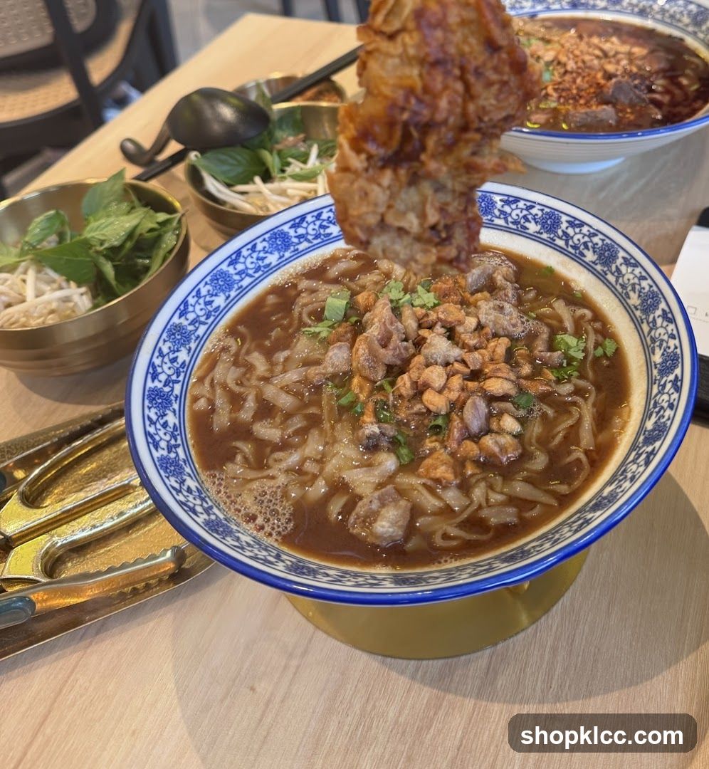 Noodle Soup with Fried Topping