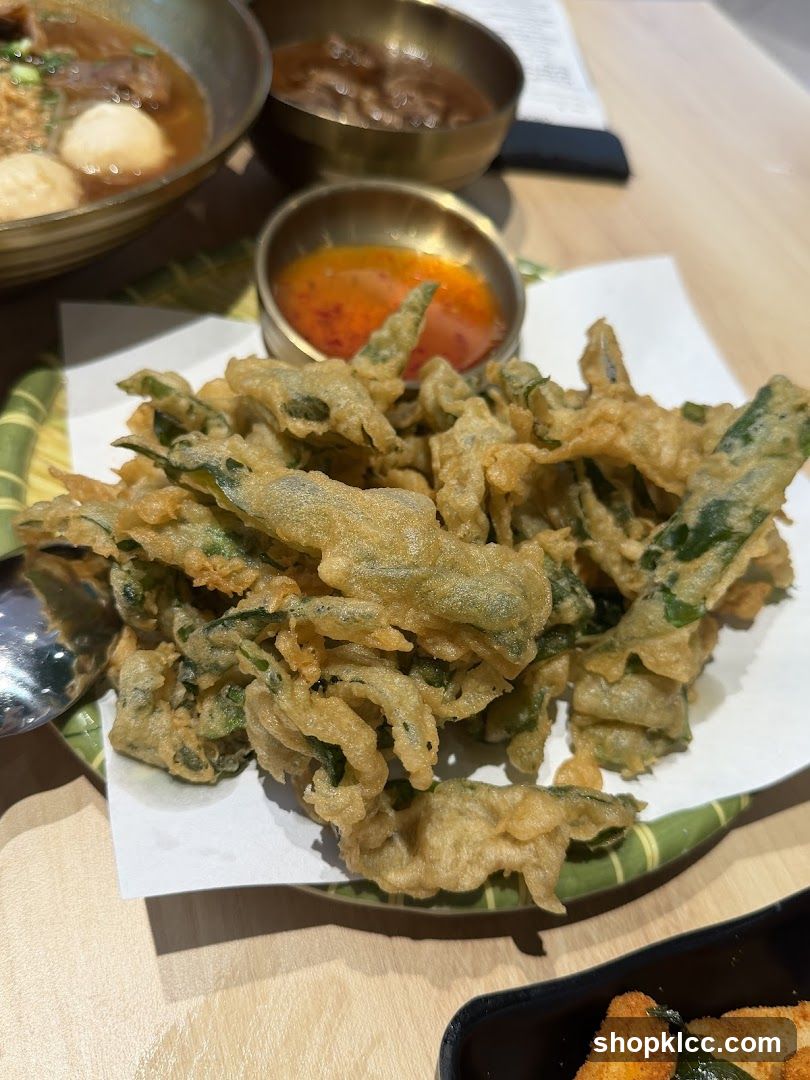 Fried Green Beans with Dipping Sauce