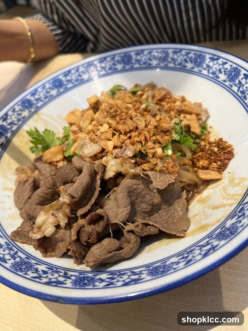 Beef and Noodle Dish