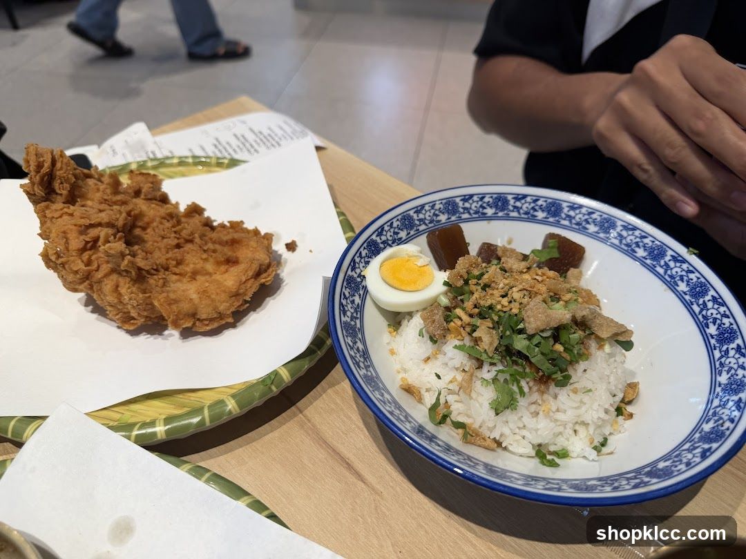 Fried Chicken and Rice Dish