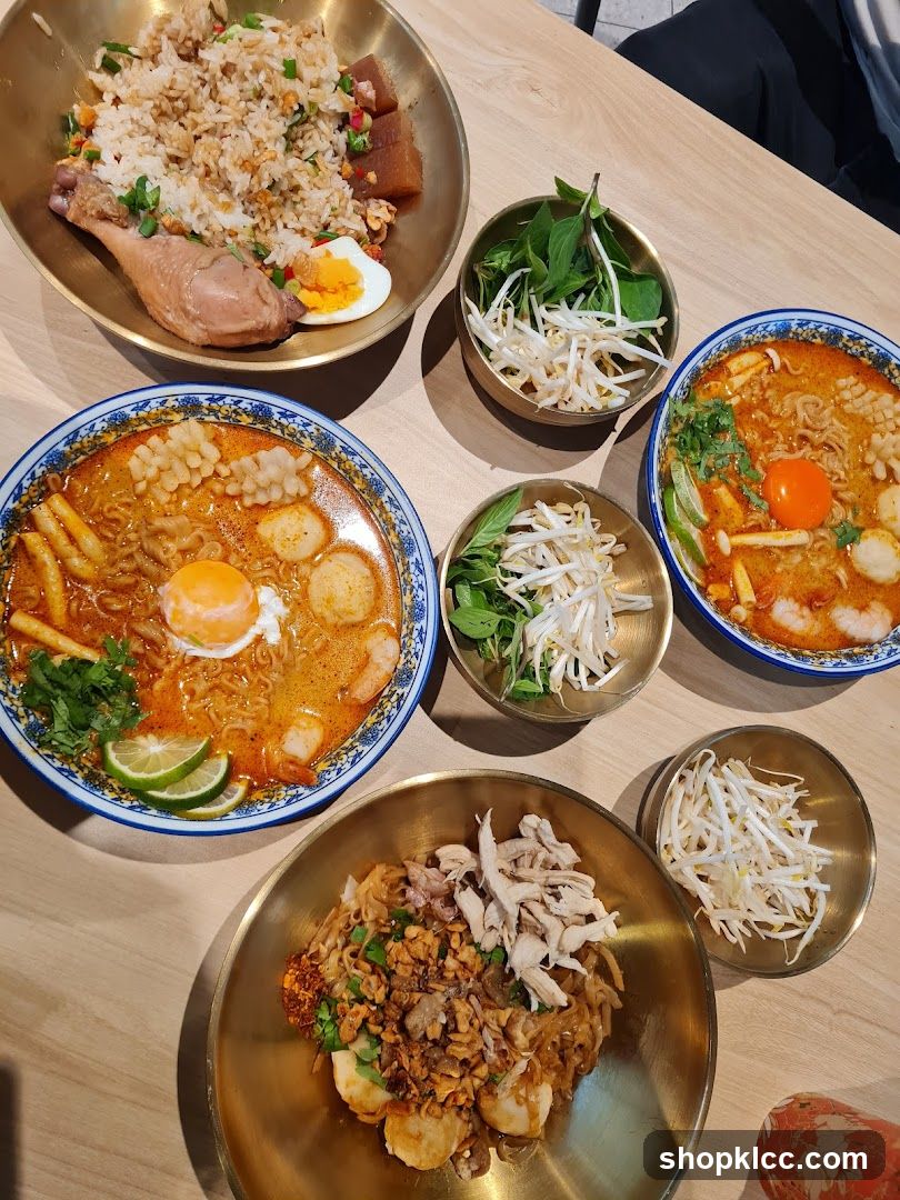 Assortment of Asian Dishes