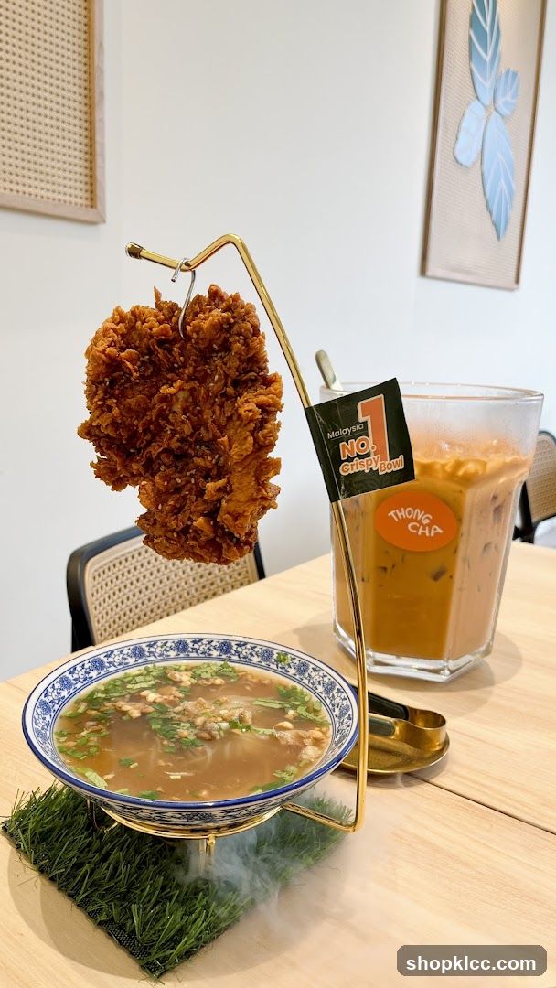 Crispy Chicken and Noodle Soup